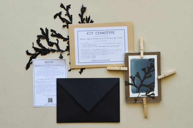 Kit cyanotype prêt-à-l'emploi