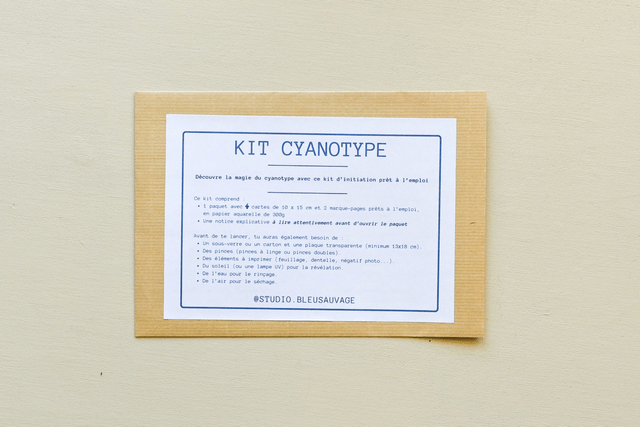 Kit cyanotype prêt-à-l'emploi