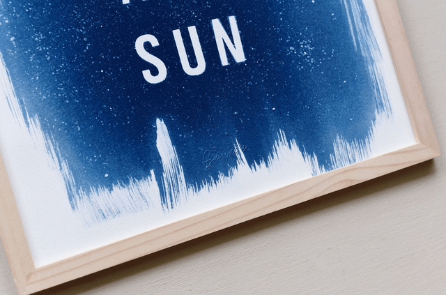 Affiche Sea Surf and Sun - 30x40 cm 